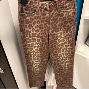Pinko leopard jeans. Unworn. Size 28